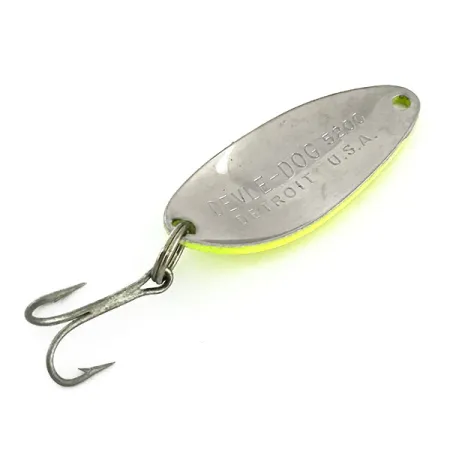 Eppinger Dardevle Devle Dog 5200 Cuillère, Nickel/Chartreuse, 7g, #9384
