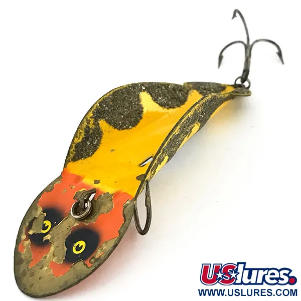 Buck Perry Spoonplug Cuillère, Jaune/Laiton/Rouge, 21g, #9390