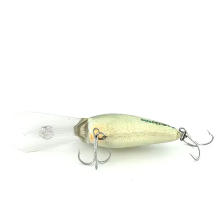 Norman DD22 HD Crankbait, Blanc/Pailleté vert, 28g, Suspending, #9395