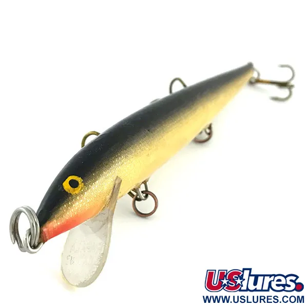Rapala Original Floater F13 Leurre, G (Gold), 7g, Corps balsa, #9405