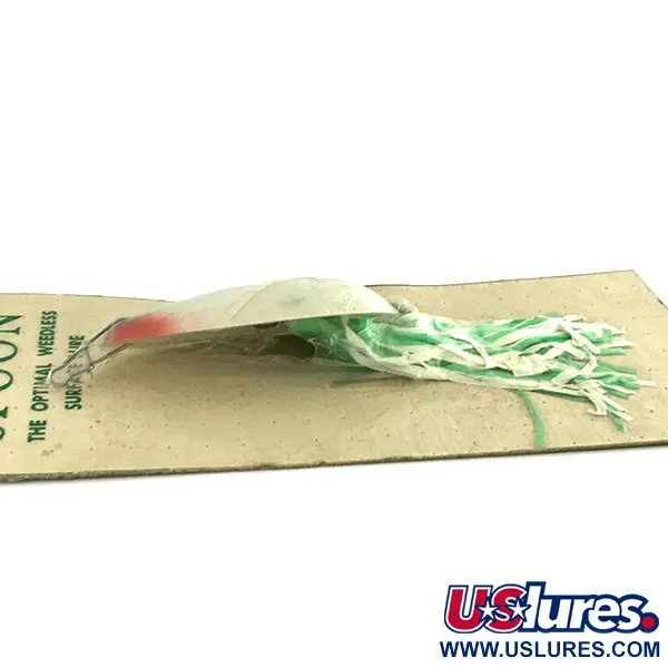 Hydro Lures Weedless Hydro Spoon, Blanc/Rouge/Vert, 14g, Anti-herbe, #9467