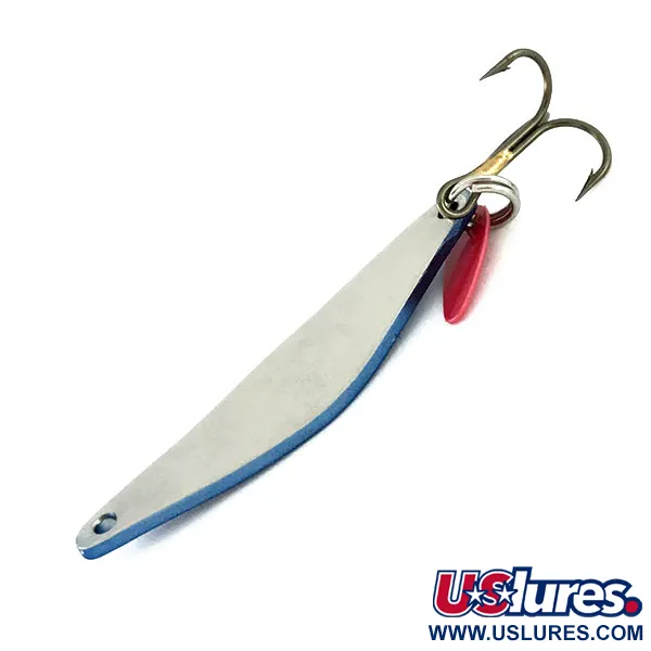 Bay de Noc Do-Jigger Cuillère, Nickel / Bleu, 5g, Ailette, #9491