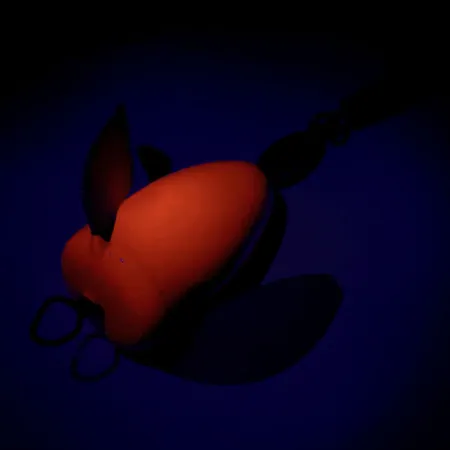 Shur Strike Spin-n-Glo Leurre, Rose, 7g, Réactif UV, #9523