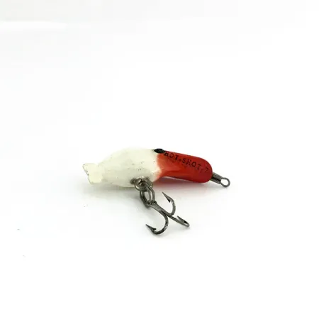 Luhr Jensen Hot Shot 70 Leurre, Rouge/Blanc, 1,6g, Marqué, #9538
