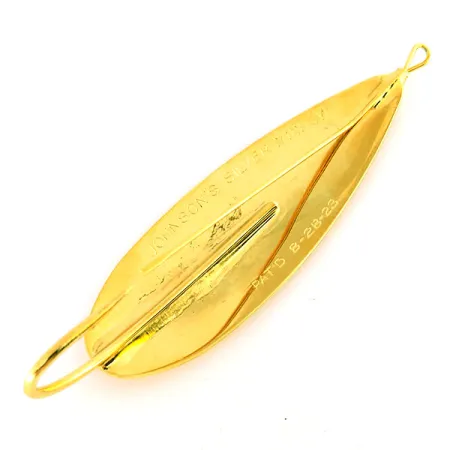 Weedless Johnson Silver Minnow Cuillère, Or, 31g, Anti-herbe, #9554