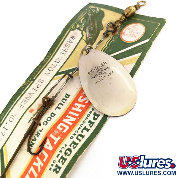 Pflueger Washington Spinner №1792 Cuiller, Nickel, 4g, Bull Dog, #9565