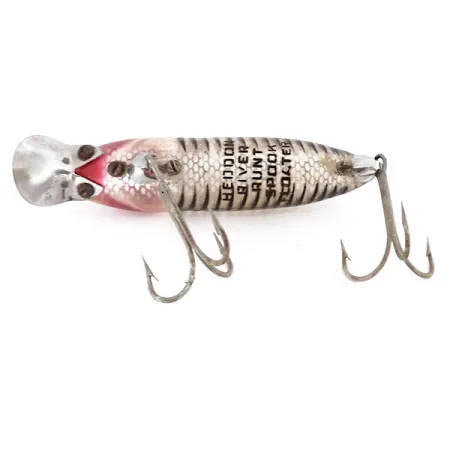 Heddon River Runt Spook Floating Leurre, Argent/Rouge, 12g, #9596