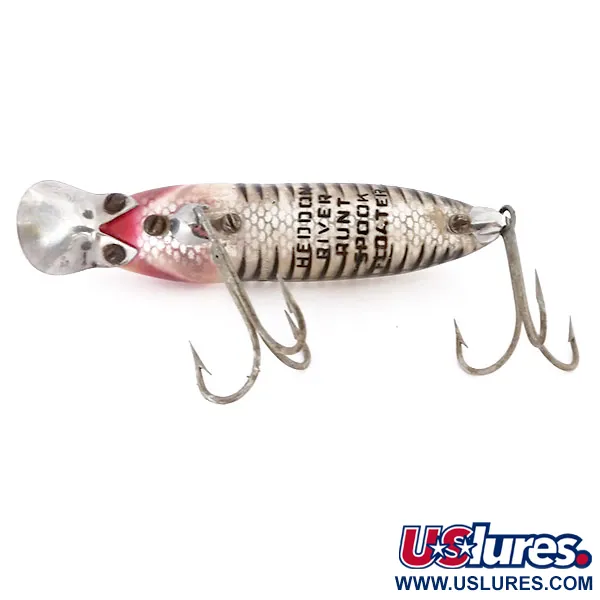 Heddon River Runt Spook Floating Leurre, Argent/Rouge, 12g, #9596