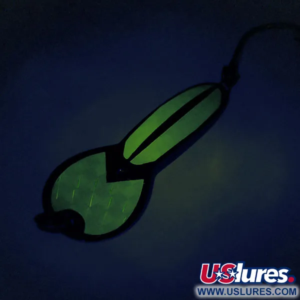 Luhr Jensen Loco Lite UV Cuillère, Lime UV, 9g, Eau peu profonde, #9600