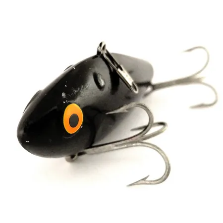 Bomber Pinfish Hard Knock Lipless Coulant, Noir, 14g, Vibration, #9608