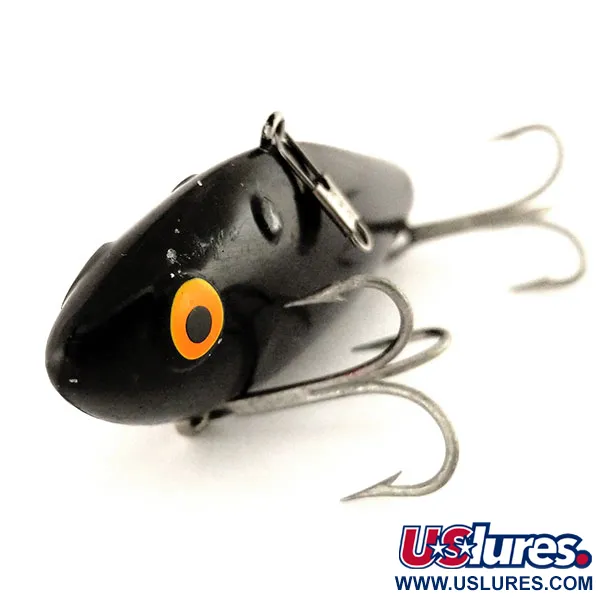 Bomber Pinfish Hard Knock Lipless Coulant, Noir, 14g, Vibration, #9608