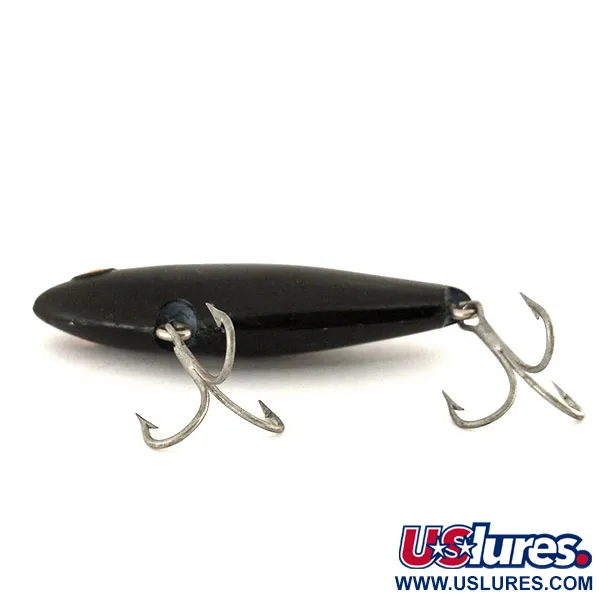 Bomber Pinfish Hard Knock Lipless Coulant, Noir, 14g, Vibration, #9608