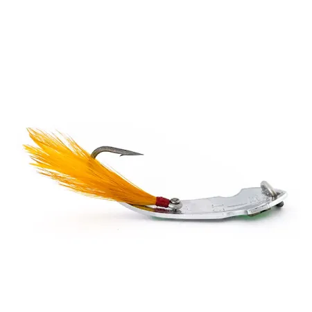 Tony Accetta Pet Spoon 13 Cuillère, Nickel/Vert, 5g, Plumes, #9609