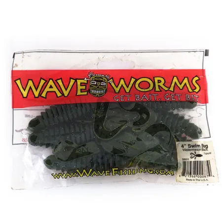 Leurre souple Wave Worms Swim Bug 7pcs