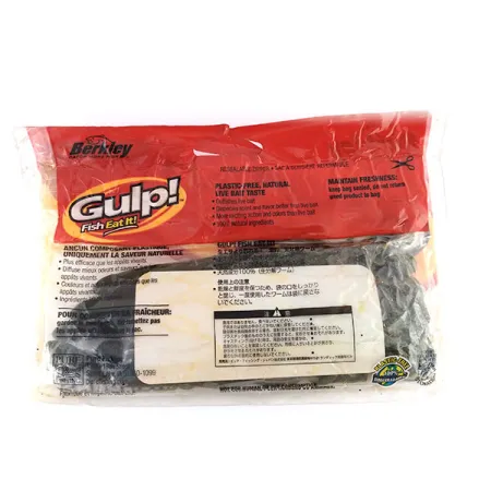 Berkley Gulp Leurre Souple, Green Pumpkin, 10cm, Biodégradable, #9616