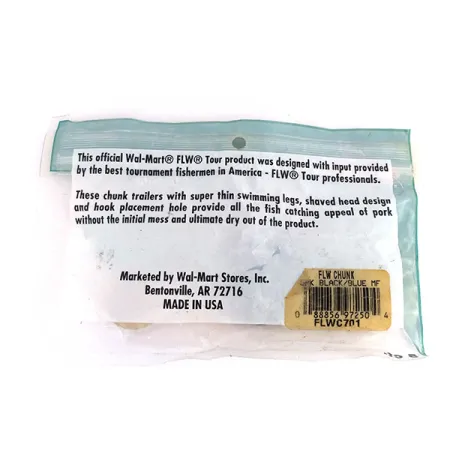 Wal Mart FLW Chunk Trailer, Noir / Bleu, 7.5cm, Sel/Ail, #9621