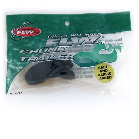 Wal Mart FLW Chunk Trailer, Noir / Bleu, 7.5cm, Sel/Ail, #9621