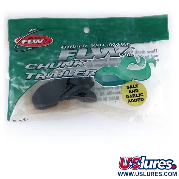 Wal Mart FLW Chunk Trailer, Noir / Bleu, 7.5cm, Sel/Ail, #9621