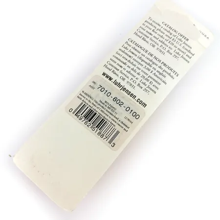 Luhr Jensen P.J.POP Popper, Nacre / Rouge, 17g, Fait main, #9635