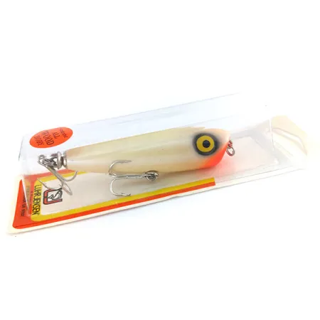 Luhr Jensen P.J.POP Popper, Nacre / Rouge, 17g, Fait main, #9635