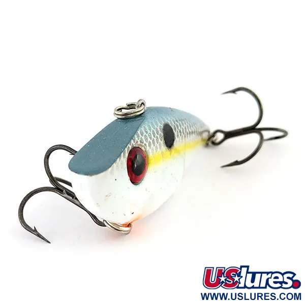 Strike King Red Eye Shad Lipless, Bleu/Jaune, 14g, Red Eyes, #9639