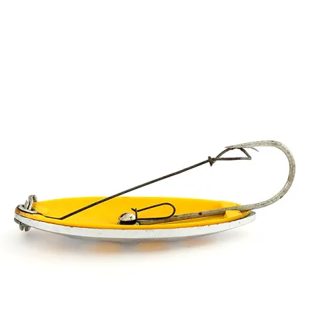 South Bend Sun Spot Cuillère, Nickel / Jaune, 14g, perforée, #9652