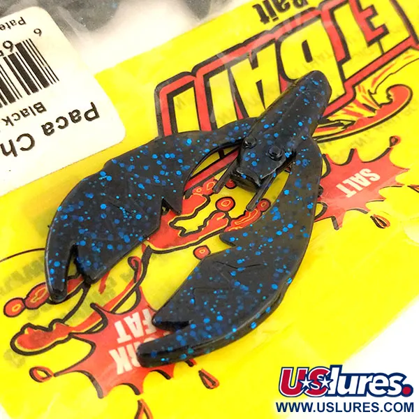 NetBait Kickin B Chunk Leurre Souple, Black Blue, 7,5cm, Trailer, #9654