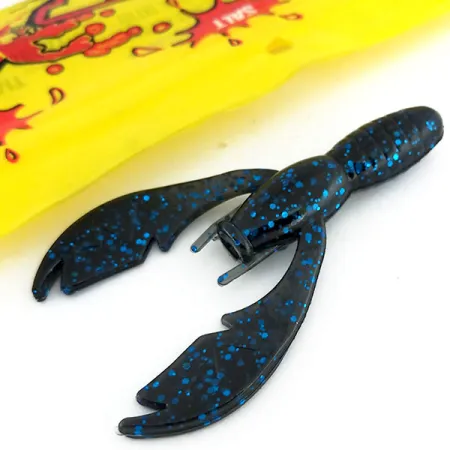 NetBait Tiny Paca Craw écrevisse, Black Blue Flake, 7.5cm, #9655