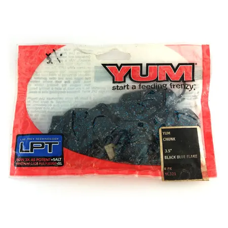 YUM Chunk leurre souple, Crawdad, 9cm, sel LPT, #9656