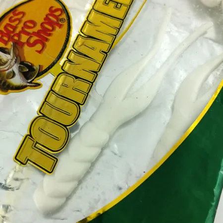 Bass Pro Shops Tournament Series Flicker Leurre Souple, Blanc, #9659