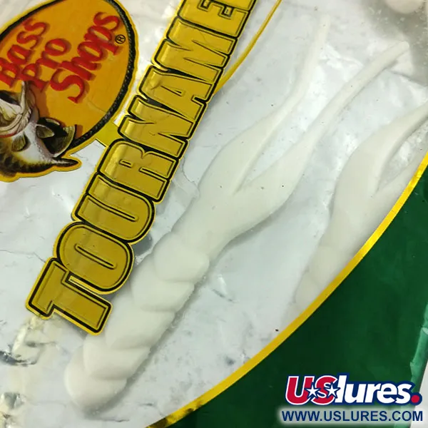 Bass Pro Shops Tournament Series Flicker Leurre Souple, Blanc, #9659