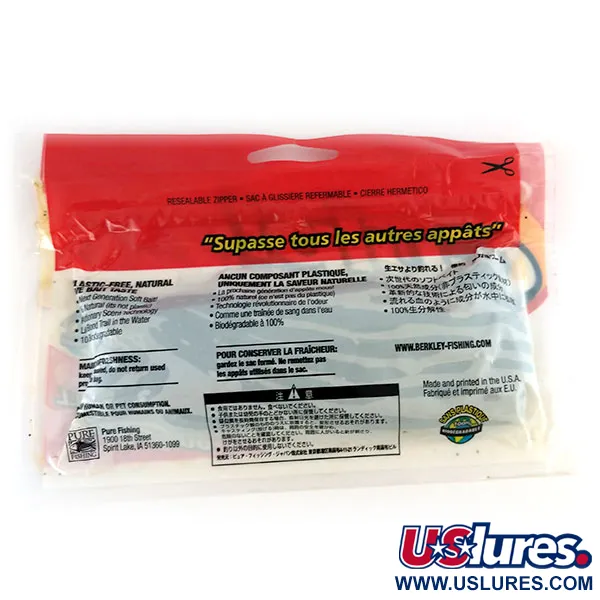 Berkley Gulp Nightcrawler leurre souple, Green Pumpkin, 15cm, #9662