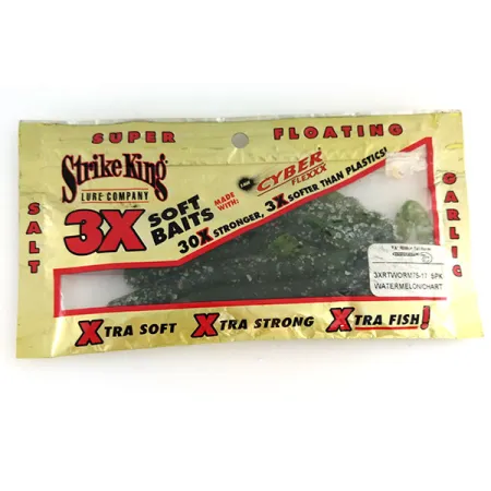 Strike King Ribbon Tail Worm leurre souple 5pcs