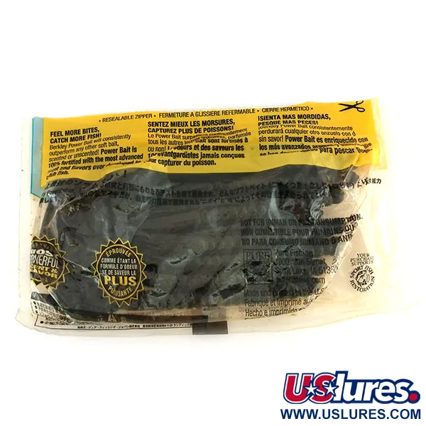 Berkley Powerbait Power Worm Leurre souple, Black, 17.5cm, Scent, #9665