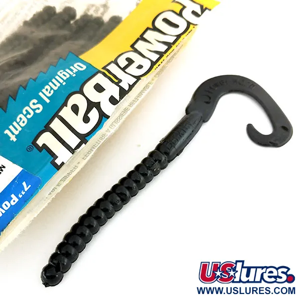 Berkley Powerbait Power Worm Leurre souple, Black, 17.5cm, Scent, #9665