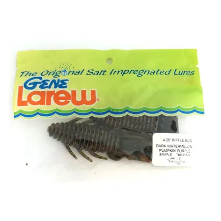 Gene Larew Biffle Bug Leurre Souple, Dark Watermelon, 10cm, Salt, #9666