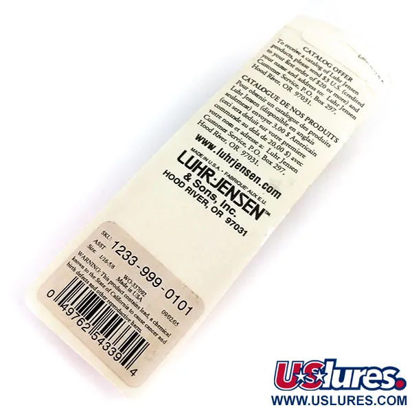 Luhr Jensen Little Jewel Cuillère, Nickel Martelé, 14g, #9673