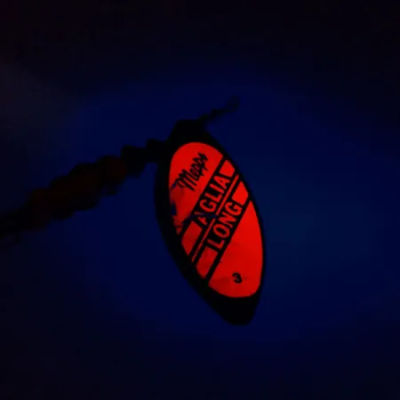 Mepps Aglia Long 3 Dressed Cuiller, Orange/Or, 12g, Bucktail, #9676