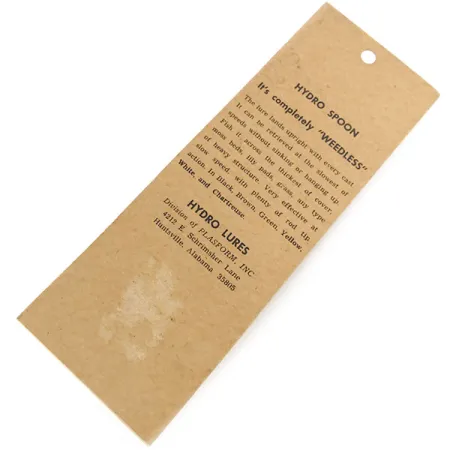 Hydro Lures Weedless Hydro Spoon Cuillère, Jaune, 14g, Skirt, #9682