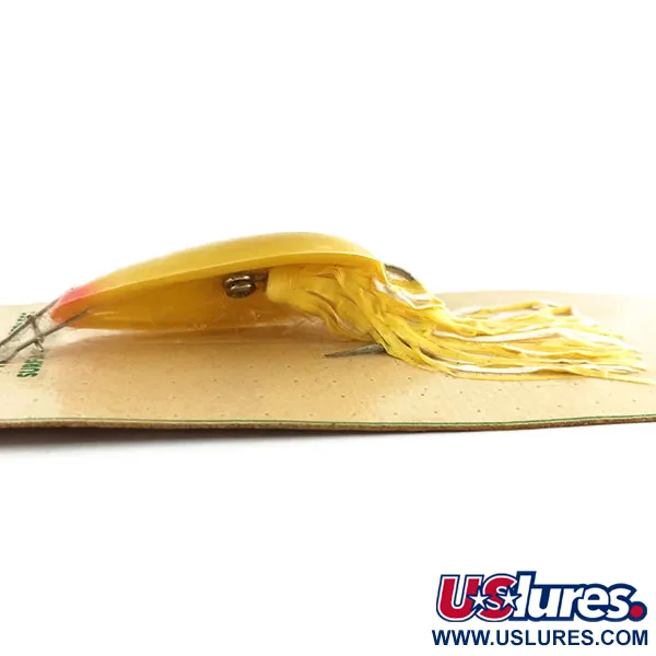 Hydro Lures Weedless Hydro Spoon Cuillère, Jaune, 14g, Skirt, #9682