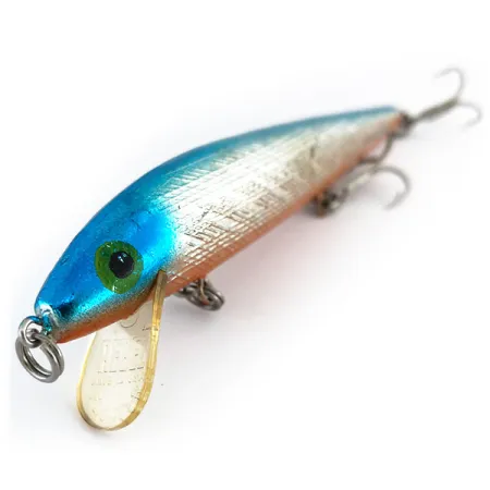 Rebel Floating Minnow F12 Poisson Nageur, Bleu Métallisé, 9g, #9712