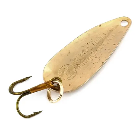 Atlantic Lures Sparkling Gem-Spoon Cuillère, Laiton, 5,5g, martelée, #9715