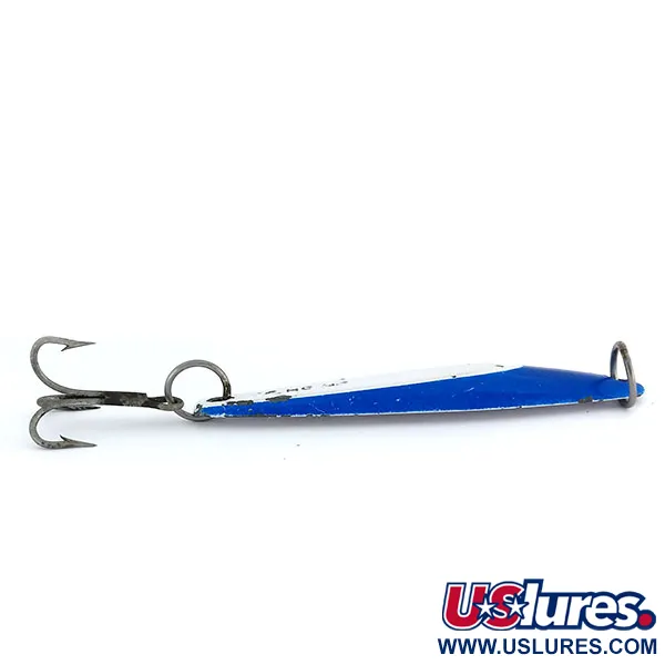 Luhr Jensen Yo-ho-ho Lura 1 Jig, Bleu / Blanc, 44g, Jig Vintage, #9728