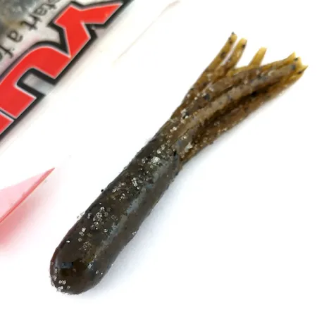 YUM Mega Tube Leurre Souple, Green Pumpkin, 7.5cm, LPT-Sel, #9734