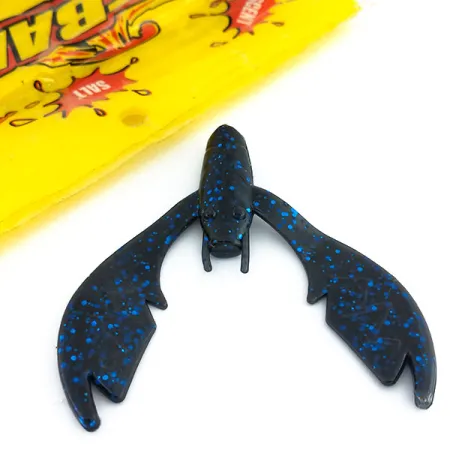 NetBait Paca Chunk Jr leurre souple, Black Blue Flake, 7.5cm, #9736