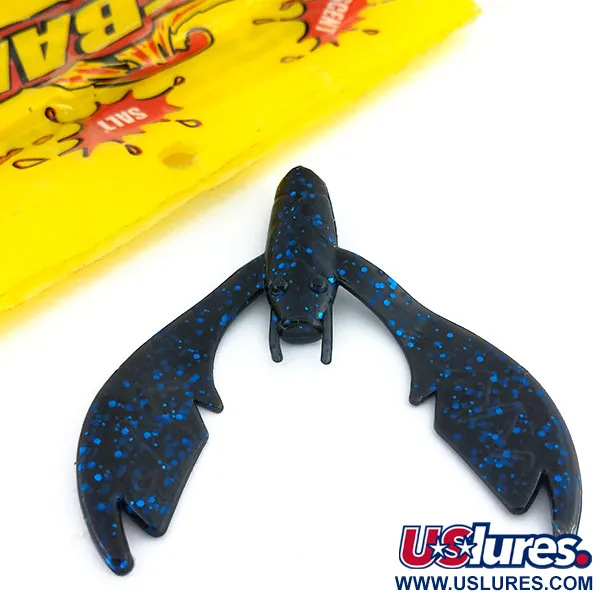 NetBait Paca Chunk Jr leurre souple, Black Blue Flake, 7.5cm, #9736