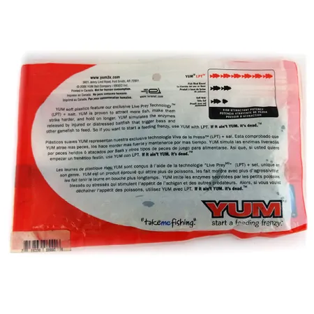 YUM Ribbontail leurre souple, Watermelon seed, 19cm, salé, #9737