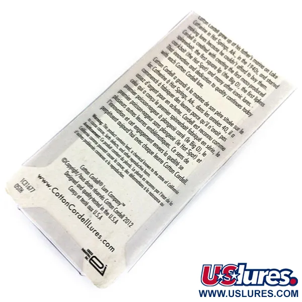 Cotton Cordell Super Spot Lipless, Orange, 7g, Bruiteur, #9744