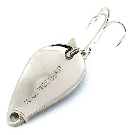 Acme K.O. Wobbler Cuillère, Argent/Bleu, 7g, Flipper Tail, #9764