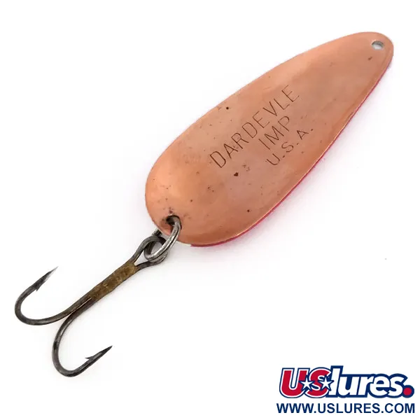 Eppinger Dardevle Imp Cuillère, Noir / Blanc / Cuivre, 11g, #9799